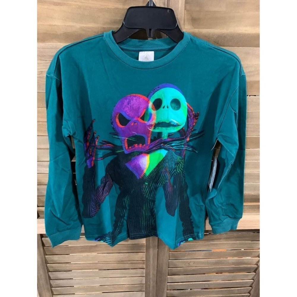 NWT Disney Nightmare Before Christmas Long Sleeve T Shirt Child Size 9/10